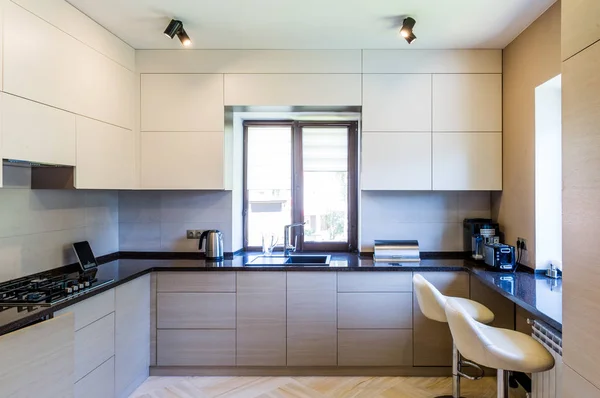 Interior Cocina Moderna Con Estilo Ligero —  Fotos de Stock