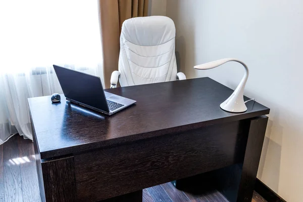 Intérieur Bureau Moderne Avec Mobilier Table Chaises — Photo