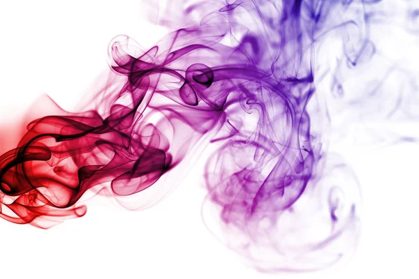 カラフルな抽象的な煙の波 — ストック写真