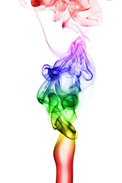 Colorful Abstract smoke wave — Stock Photo, Image