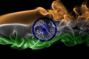 Hindistan Ulusal duman bayrak