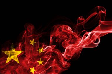 Çin Ulusal duman bayrak