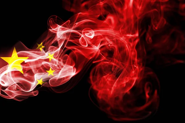 中国国旗煙 — ストック写真