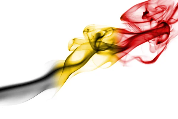 Belgique drapeau fumigène national — Photo