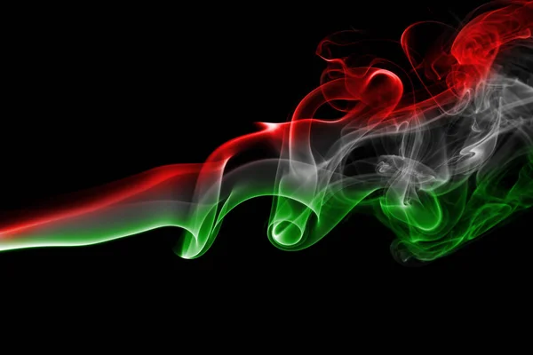 Maďarsko Státní vlajka kouře — Stock fotografie
