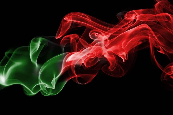 Portugalsko státní vlajka kouře — Stock fotografie