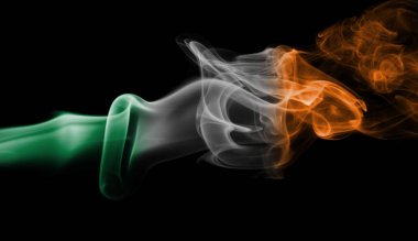 İrlanda Ulusal duman bayrak