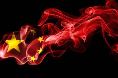 Çin Ulusal duman bayrak