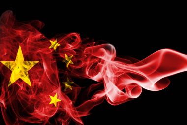 Çin Ulusal duman bayrak