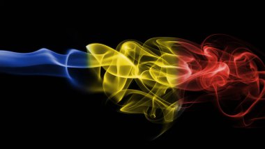 Romanya Ulusal duman bayrak