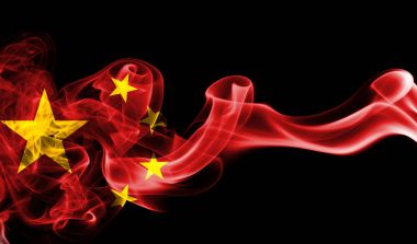 Çin Ulusal duman bayrak