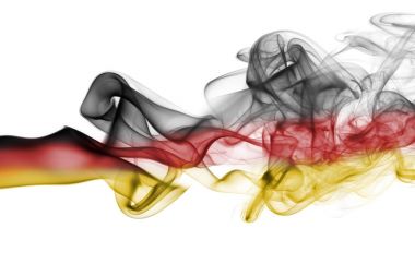 Almanya Ulusal duman bayrak