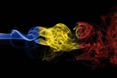 Romanya Ulusal duman bayrak