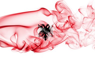 Alabania Ulusal duman bayrak