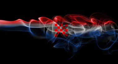 Hırvatistan milli duman bayrak