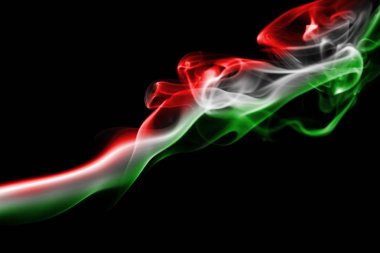 Macaristan Milli duman bayrak