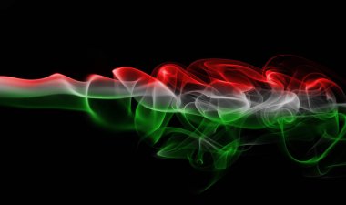 Macaristan Milli duman bayrak