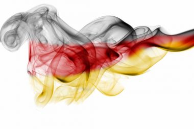 Almanya Ulusal duman bayrak