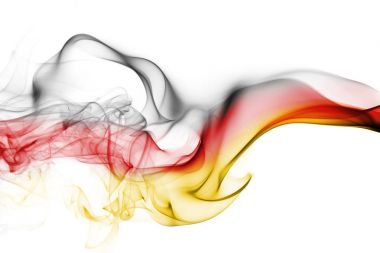 Almanya Ulusal duman bayrak