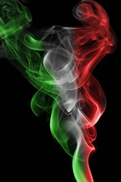 Italia Bandiera nazionale del fumo — Foto Stock