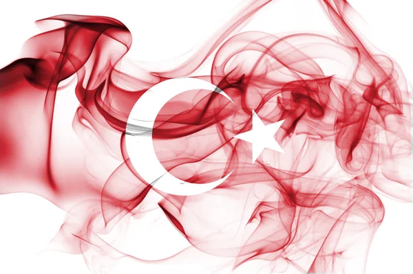Turquie drapeau fumigène national — Photo
