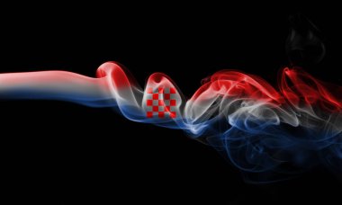 Hırvatistan milli duman bayrak