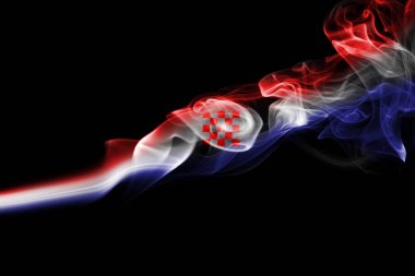 Hırvatistan milli duman bayrak