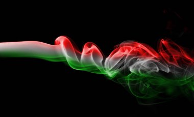 Macaristan Milli duman bayrak