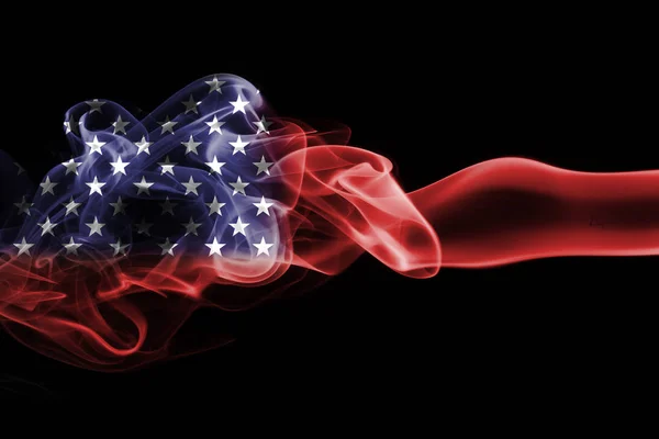 Αμερική, Ηνωμένες Πολιτείες, σημαία καπνού — Φωτογραφία Αρχείου