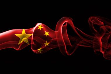 Çin Ulusal duman bayrak