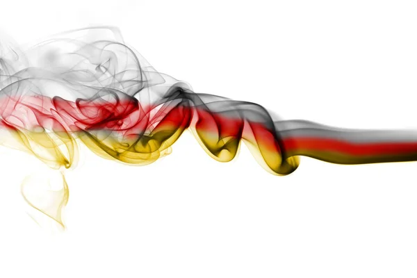 Németország füst zászlaja — Stock Fotó