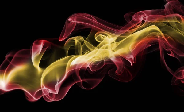 Espanha Bandeira nacional do fumo — Fotografia de Stock