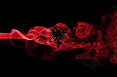 Arnavutluk Ulusal duman bayrak