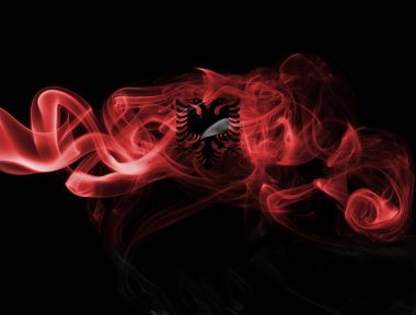 Arnavutluk Ulusal duman bayrak