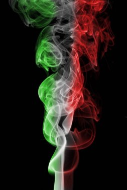 İtalya Ulusal duman bayrak