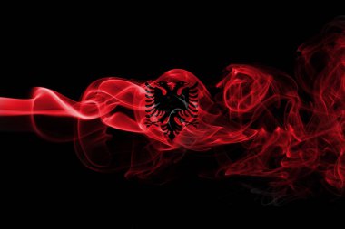 Arnavutluk Ulusal duman bayrak