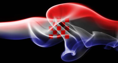 Hırvatistan milli duman bayrak