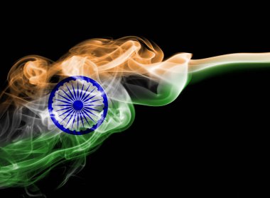 Hindistan Ulusal duman bayrak