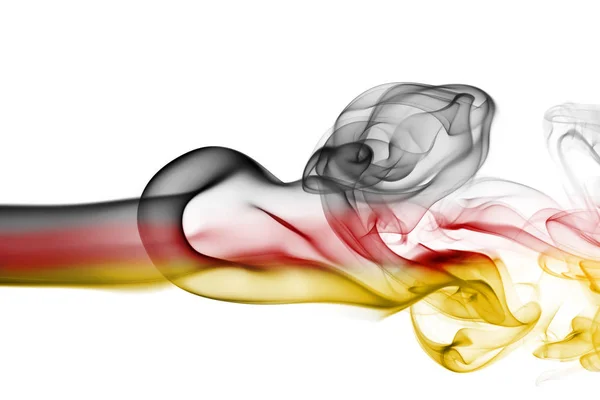 Alemania bandera nacional de humo — Foto de Stock