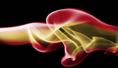 İspanya Ulusal duman bayrak