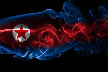 Kore Demokratik Halk Cumhuriyeti Ulusal duman bayrak