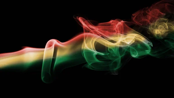 Bolivia national smoke flag — Stock Photo, Image