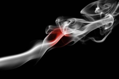 Japonya bayrağı duman