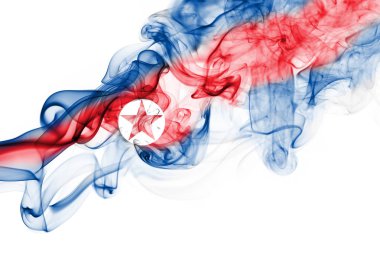 Kore Demokratik Halk Cumhuriyeti Ulusal duman bayrak