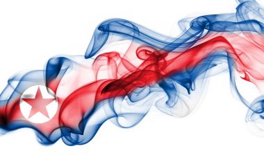 Kore Demokratik Halk Cumhuriyeti Ulusal duman bayrak