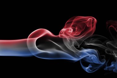 Hollanda bayrağı duman