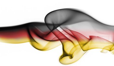 Almanya bayrağı duman