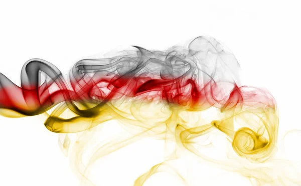 Alemania bandera humo — Foto de Stock