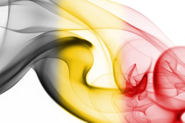 Belçika bayrağı duman