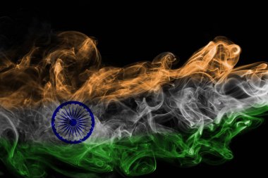 Hindistan bayrağı duman